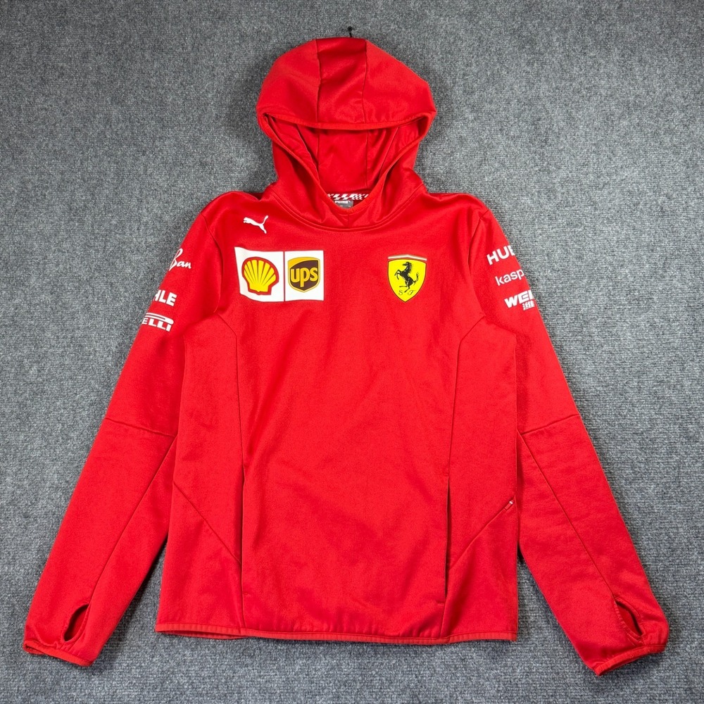 Puma Scuderia Ferrari Red Team Tech Formula 1 Hoodie Medium Sport Equipment